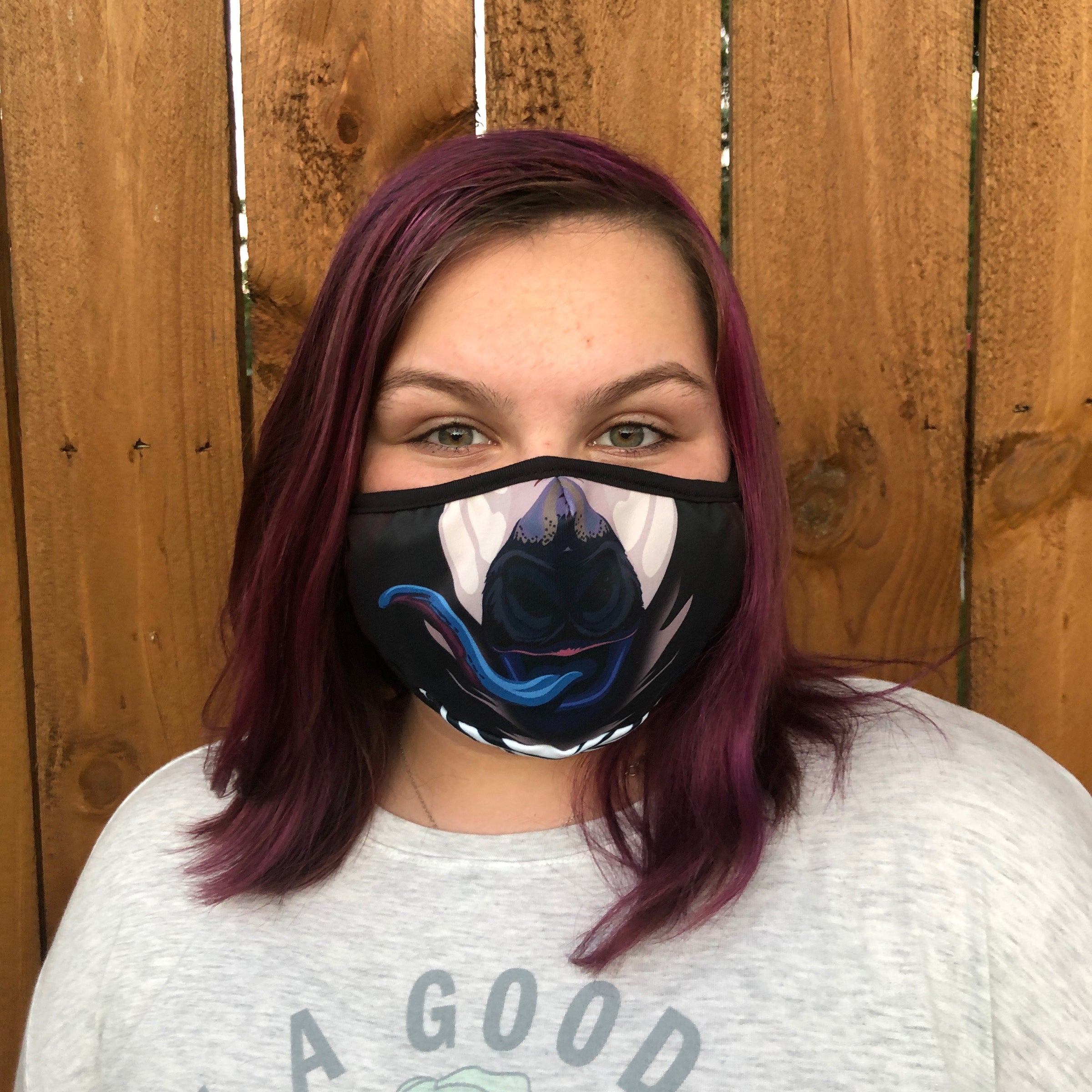 Okapi Face Mask | Peppermint Narwhal - Conservation Through Creativity