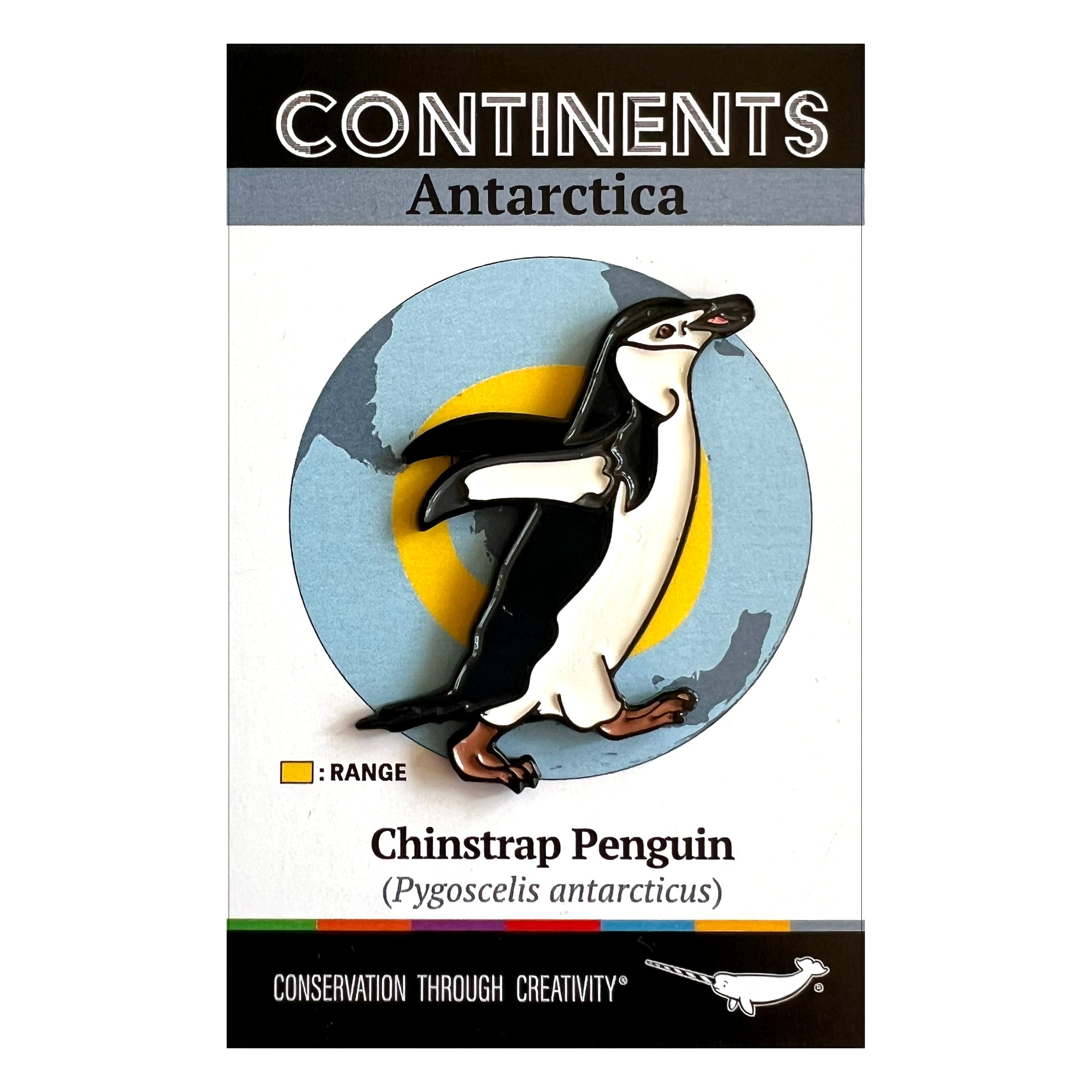 Chinstrap Penguin enamel pin | Peppermint Narwhal - Conservation