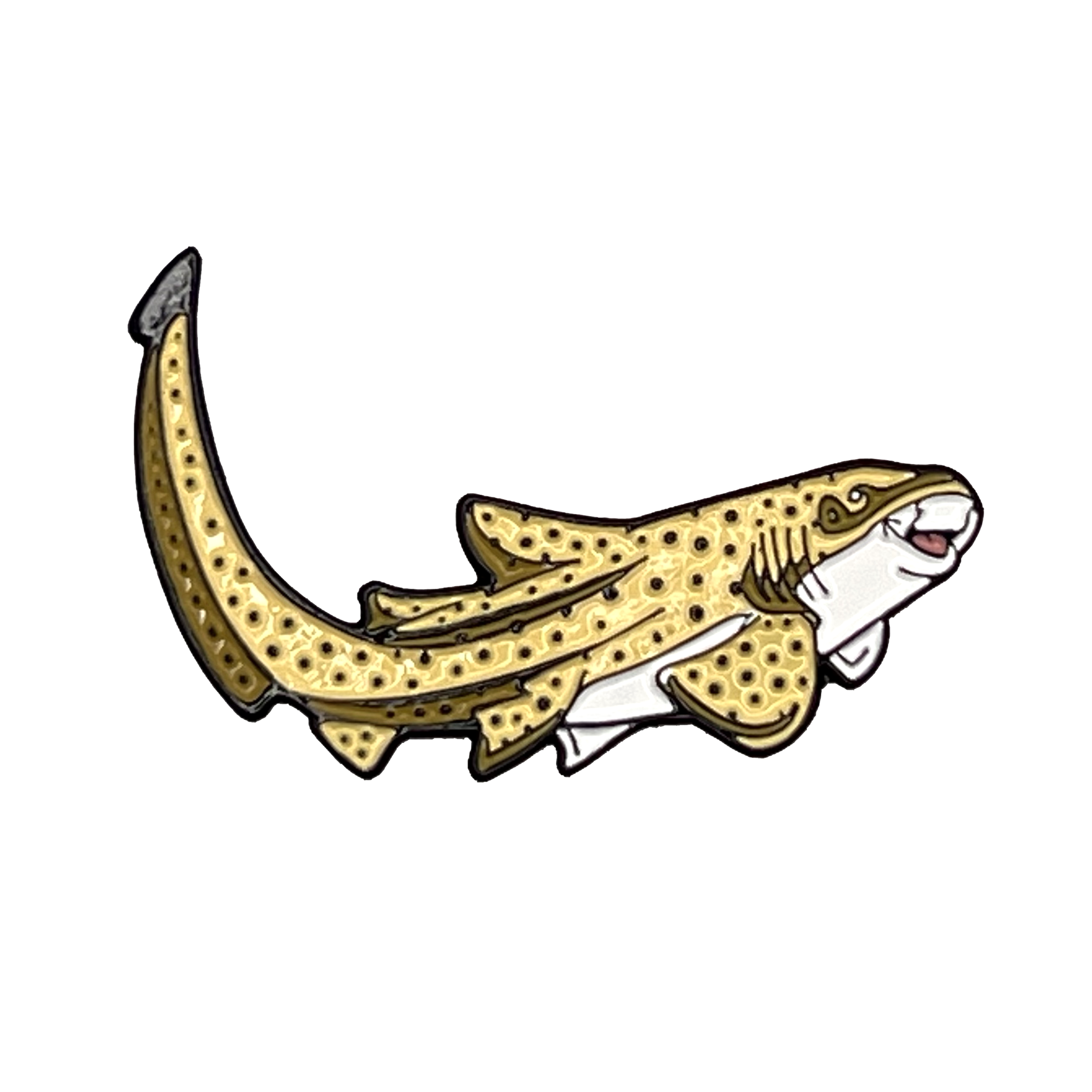 Zebra Shark enamel pin | Peppermint Narwhal - Conservation Through  Creativity, image size:2400x2400