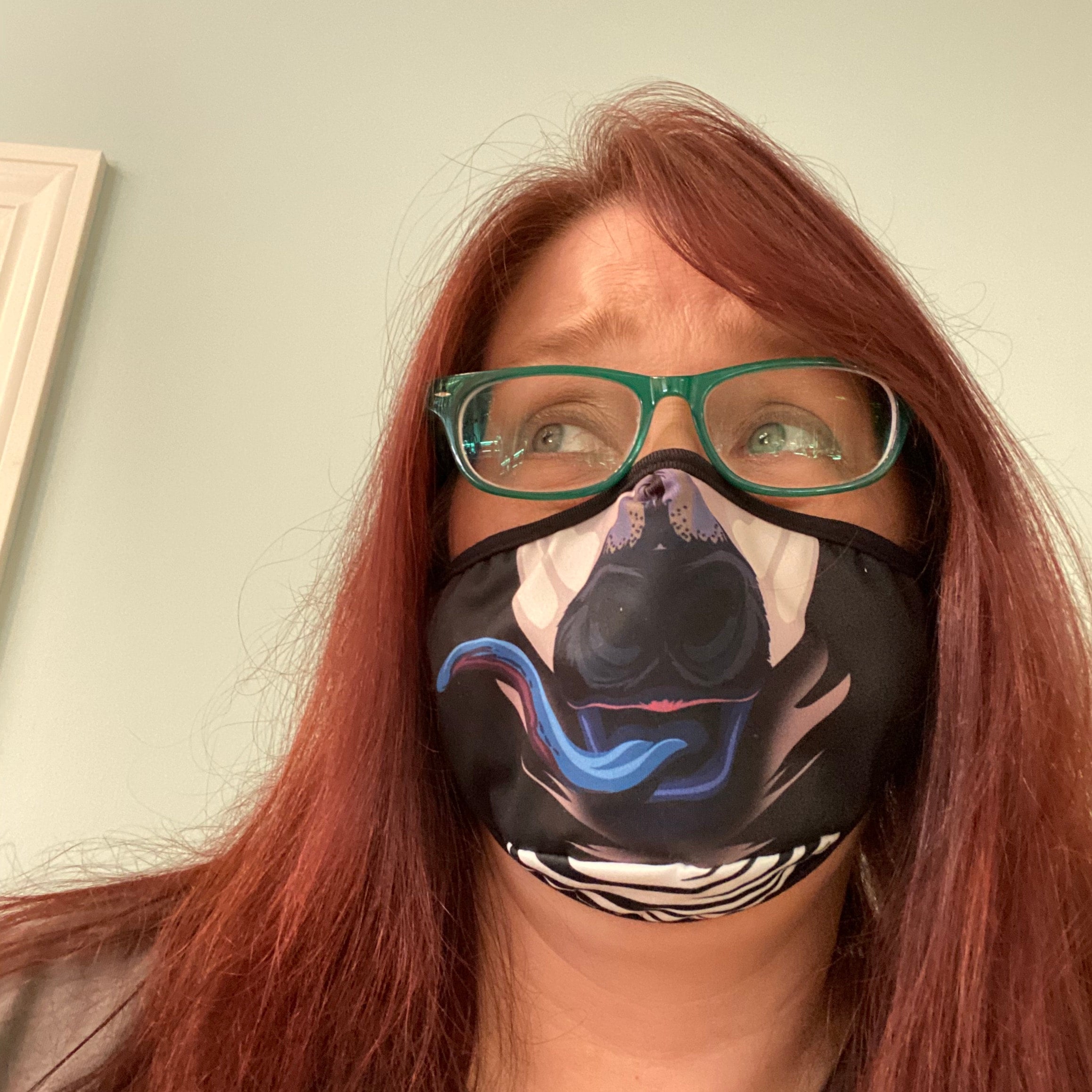 Okapi Face Mask | Peppermint Narwhal - Conservation Through Creativity