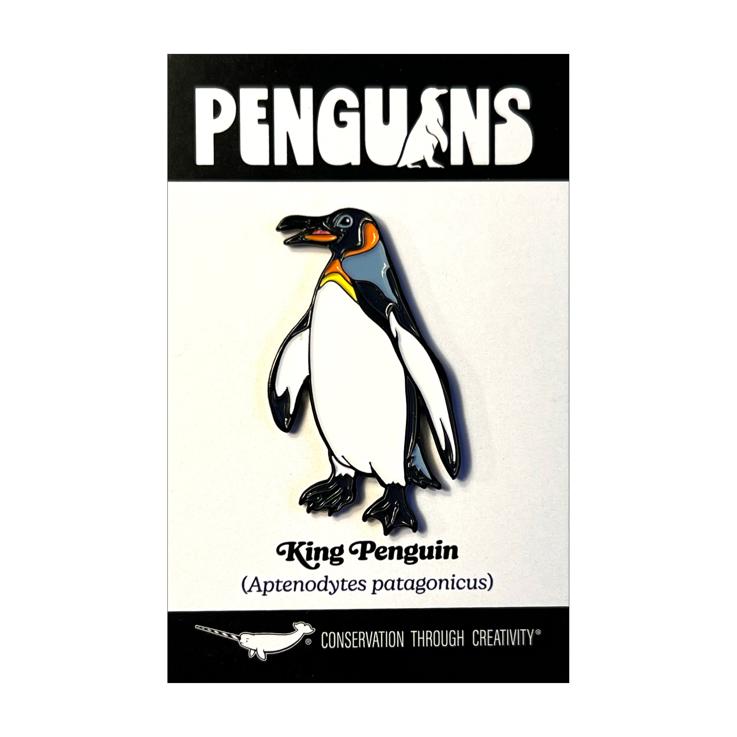Chinstrap Penguin enamel pin | Peppermint Narwhal - Conservation