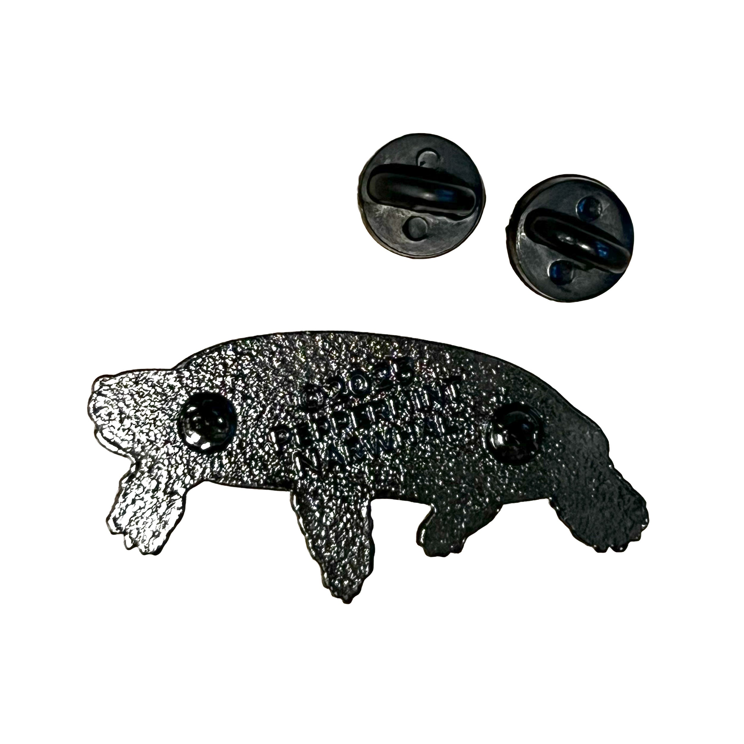 Pancake Tortoise enamel pin | Peppermint Narwhal - Conservation