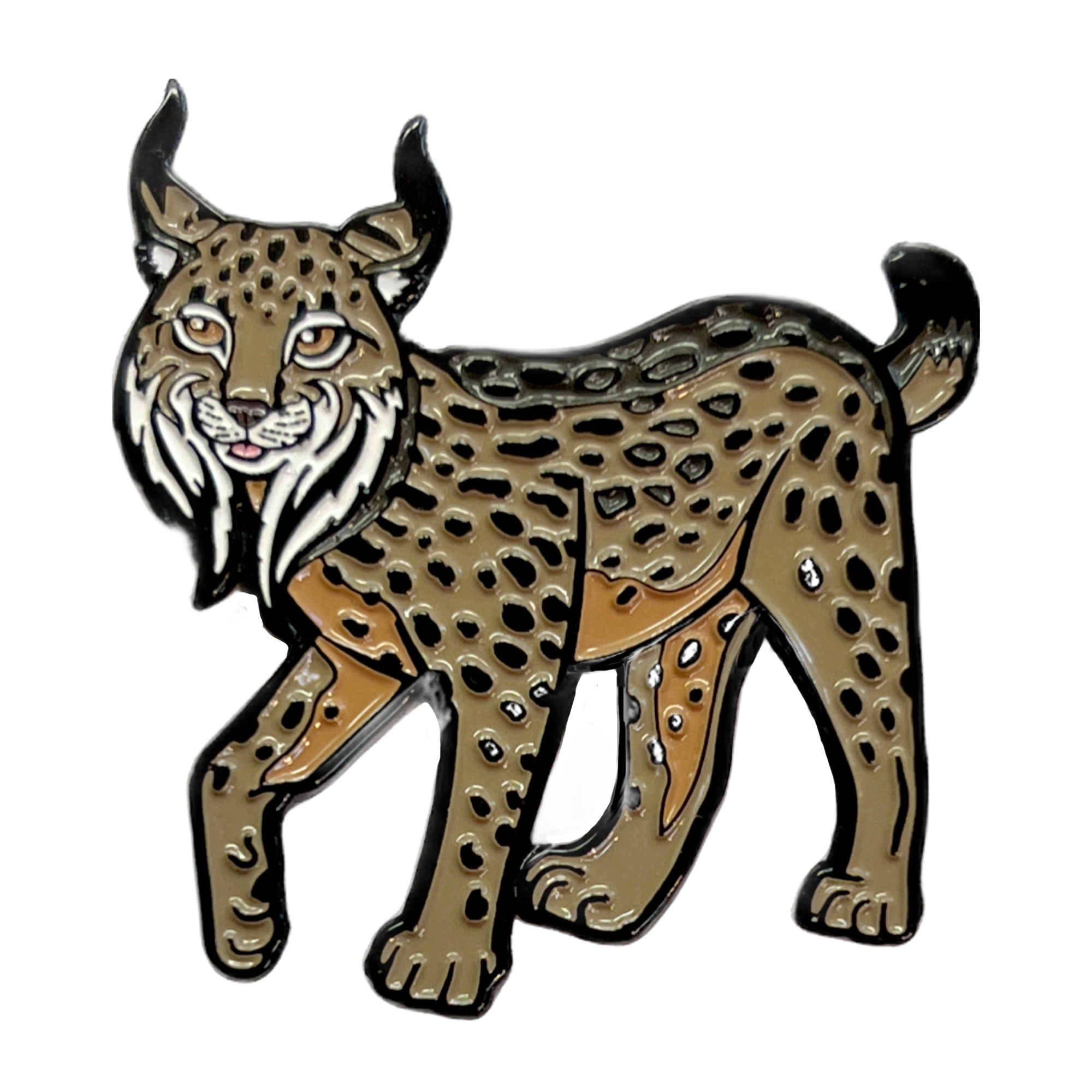 Iberian Lynx enamel pin | Peppermint Narwhal - Conservation